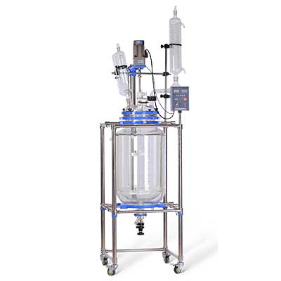 50L jacketed glass reactor