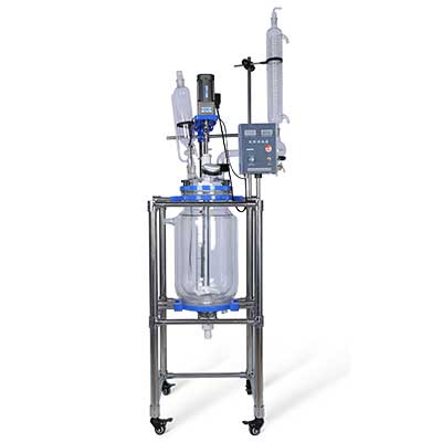 20L jacketed glass reactor