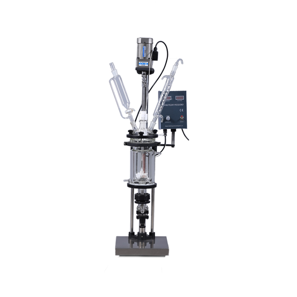 S-1L Jacketed glass reactor