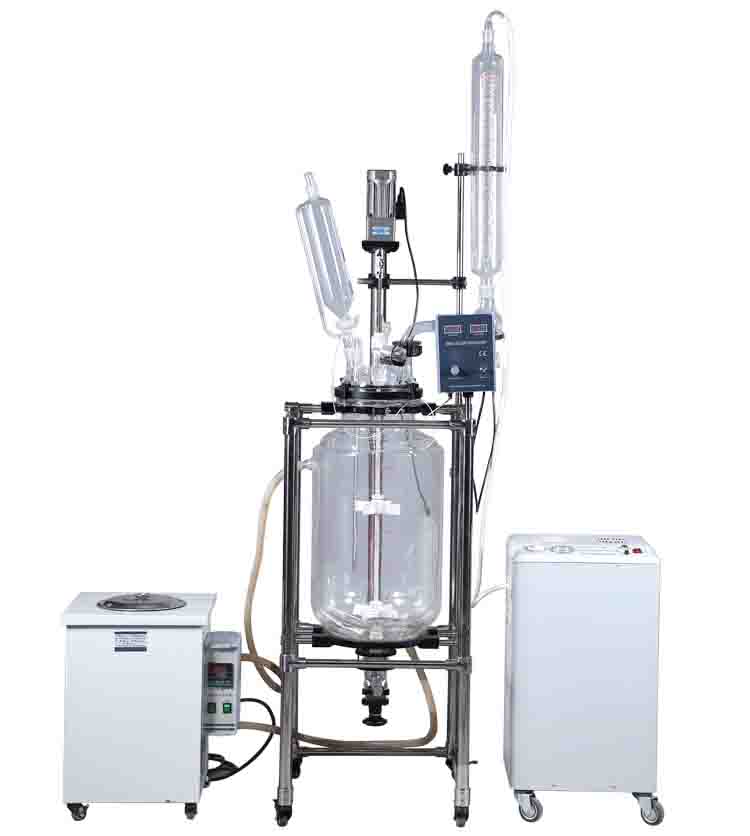 double glass reactor supplier