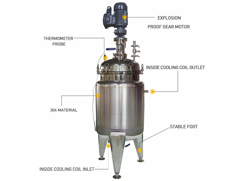  stainless steel reactor