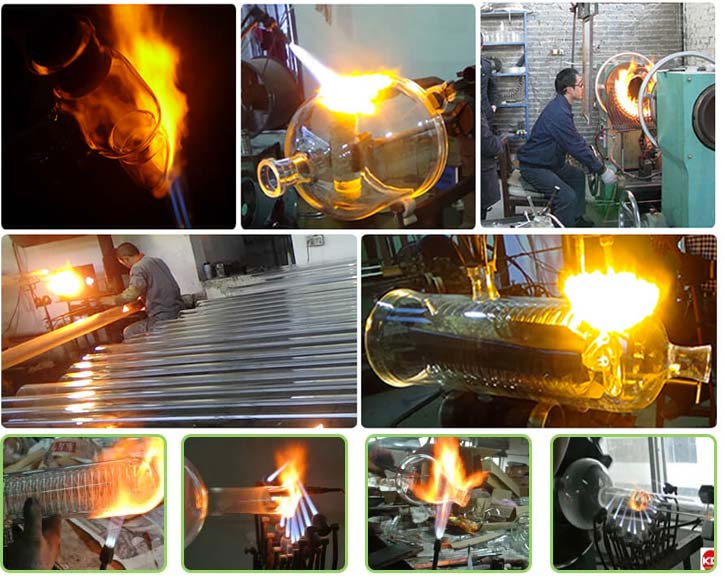 Glass production