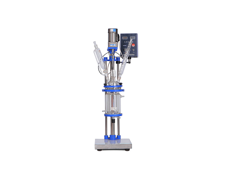 S-2L jacketed glass reactor