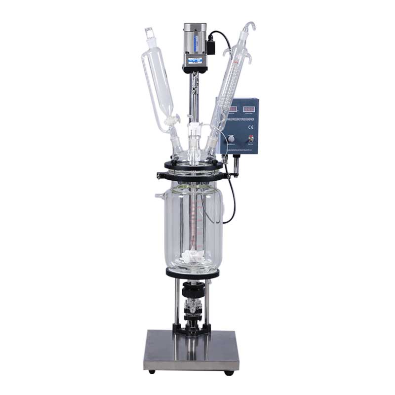 5l glass reactor vessel