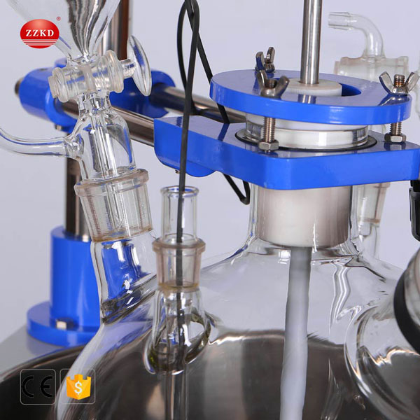 chemglass 20l jacketed reactor