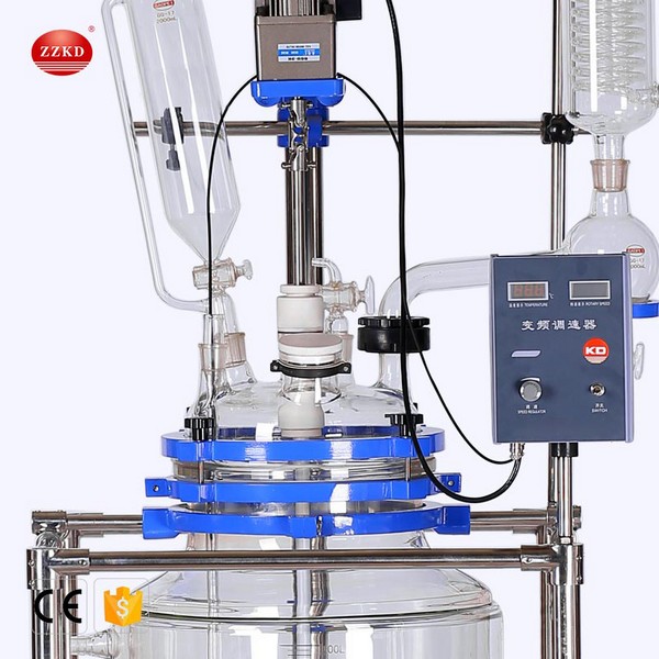 chemglass 20l jacketed reactor