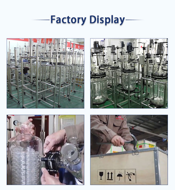 50l jacketed glass reactor